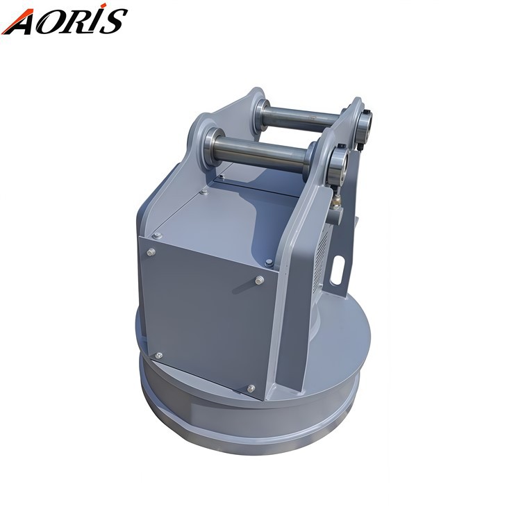 Magnete di sollevamento idraulico dell'escavatore